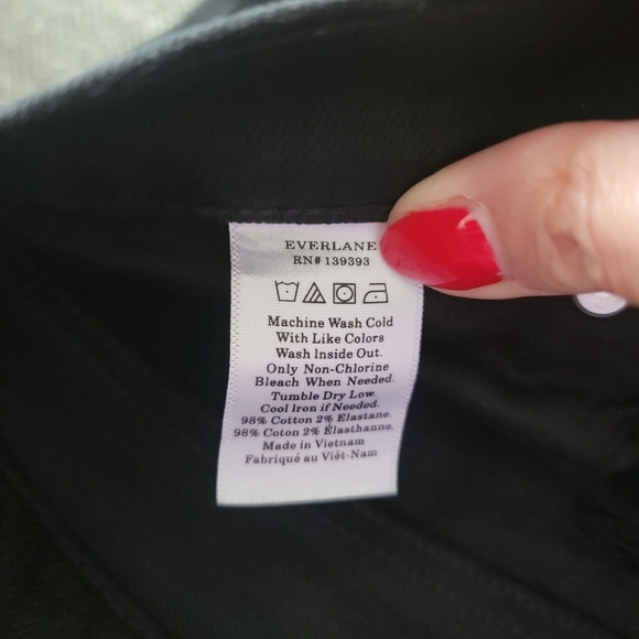 EVERLANE Kick Crop Women's Jeans regular sz 25 - Picture 8 of 8